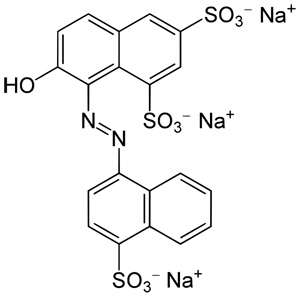 Химическая формула Е124